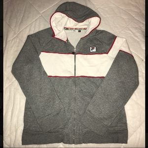 Fila Sport Full Zip Hoodie Logo